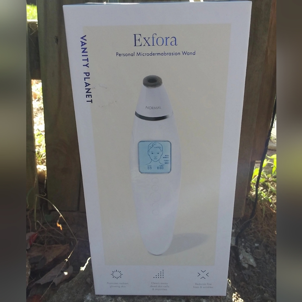 Vanity Planet Exfora White Microdermabrasion Wand